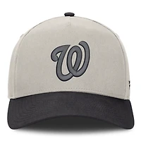 Casquette ajustable Wonder A-Frame Washington Nationals pour homme, couleur pierre/graphite, de la marque Fanatics.