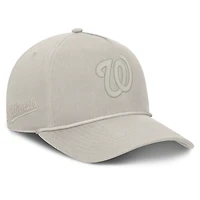 Casquette ajustable Fanatics Stone Washington Nationals Undertone A-Frame pour homme