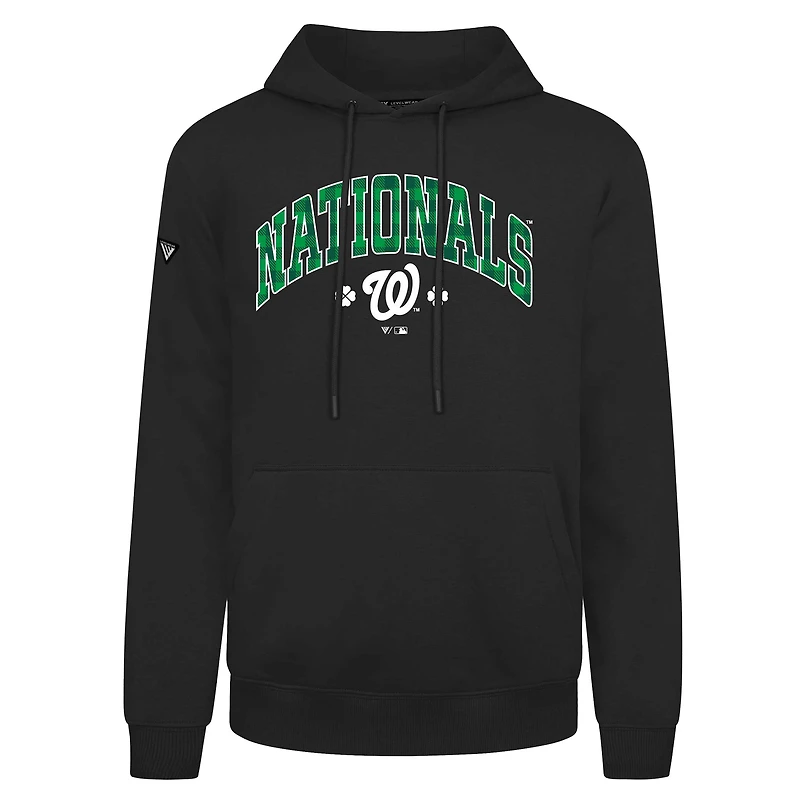 Sweat à capuche carreaux Podium de la Saint-Patrick des Nationals Washington pour homme Levelwear
