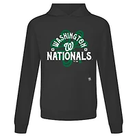 Sweat à capuche noir pour homme Washington Nationals St. Patrick's Day Relay Shamrock