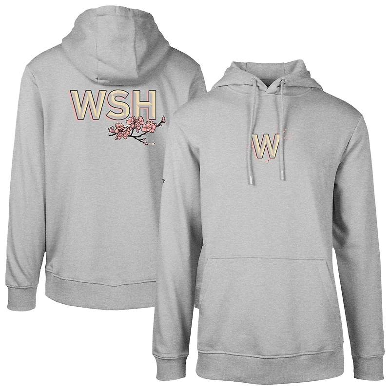 Sweat à capuche gris Washington Nationals City Connect Podium Core 2.0 pour homme Levelwear