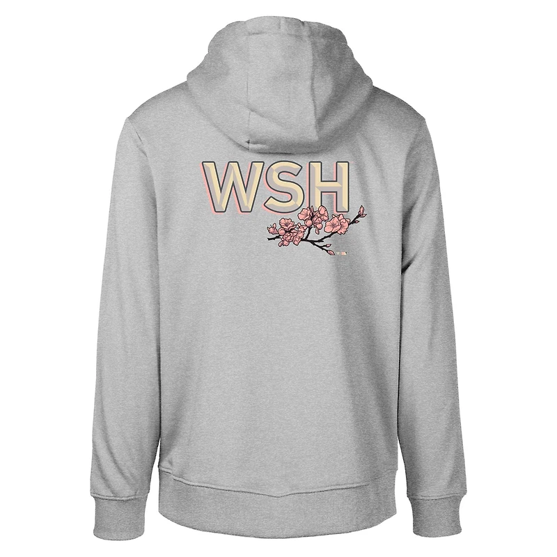 Sweat à capuche gris Washington Nationals City Connect Podium Core 2.0 pour homme Levelwear