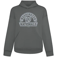 Sweat à capuche gris Luxe Signature Banner Arch pour homme des Washington Nationals
