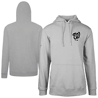 Sweat à capuche motif camouflage numérique Podium Washington Nationals gris Levelwear pour homme