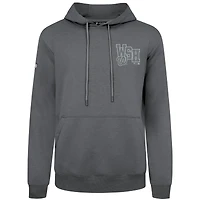 Men's Levelwear Gray Washington Nationals Podium Grain Pullover Hoodie