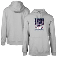Sweat à capuche gris Washington Nationals Podium Inaugural pour homme Levelwear