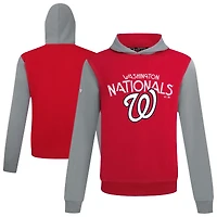 Men's Levelwear Red Washington Nationals Accolade Ultimate Mission Pullover Hoodie
