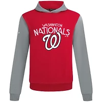 Men's Levelwear Red Washington Nationals Accolade Ultimate Mission Pullover Hoodie