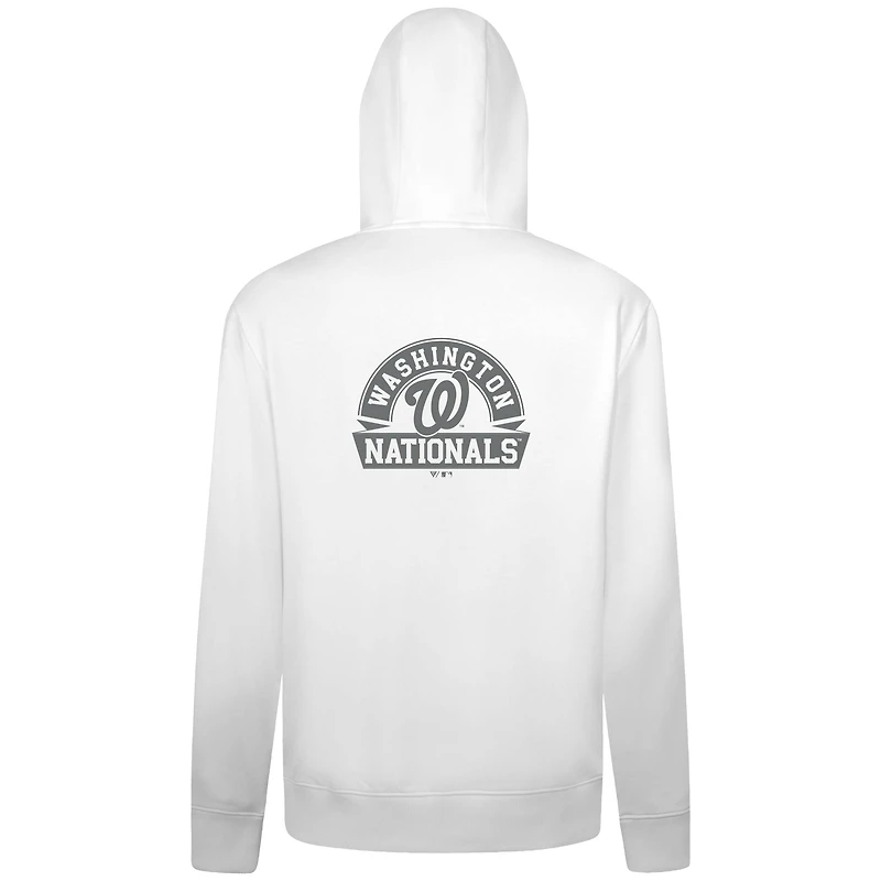 Men's Levelwear Washington Nationals Podium Banner Arch Full-Zip Hoodie