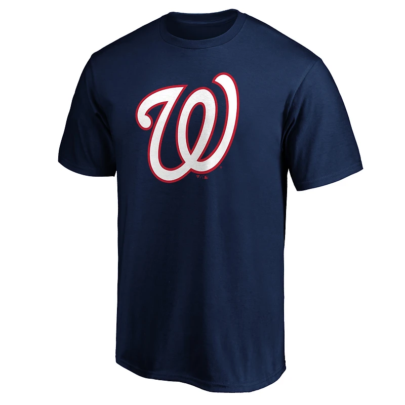 Men's  Navy Washington Nationals Official Logo T-Shirt