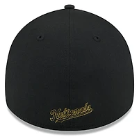 Casquette flexible 39THIRTY pour la Journée des forces armées 2024 Nationals de Washington New Era noire hommes