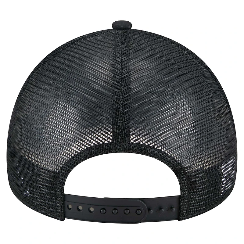Casquette ajustable 9FORTY A-Frame Trucker noire des Nationals de Washington pour homme de New Era