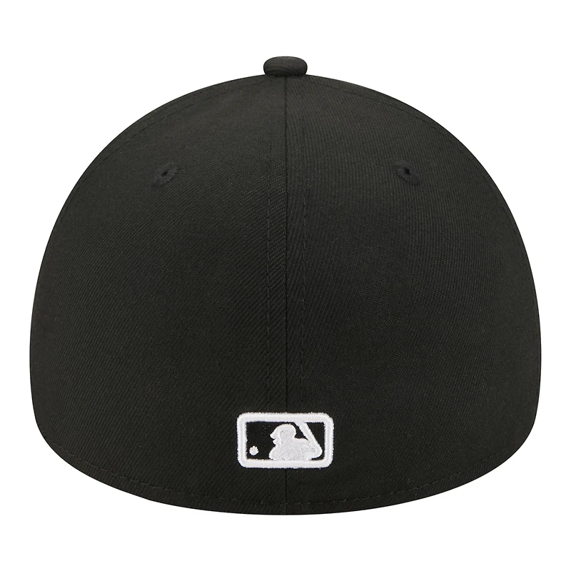 Men's New Era Black Washington Nationals A-Frame 59FORTY Fitted Hat