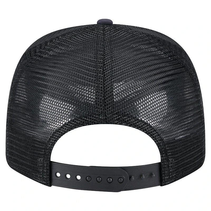 Men's New Era Black Washington Nationals Adventure Drinks Pattern 9SEVENTY Stretch-Snap Hat