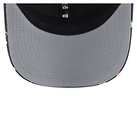 Men's New Era Black Washington Nationals Adventure Drinks Pattern 9SEVENTY Stretch-Snap Hat
