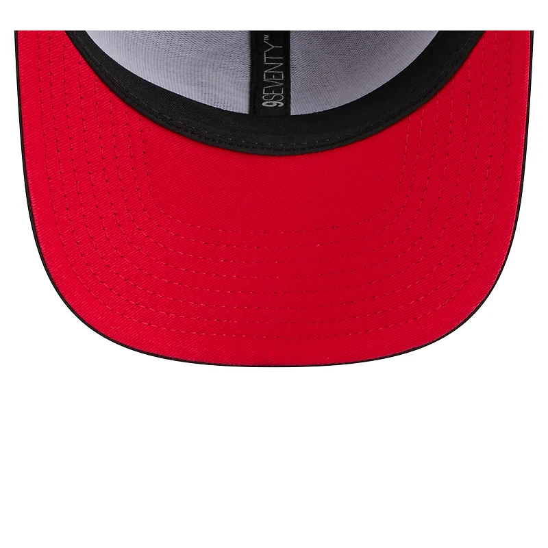 Casquette ajustable New Era noire Washington Nationals Circle 9SEVENTY pour homme