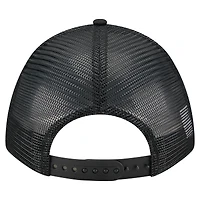 Casquette camionneur ajustable 9FORTY A-Frame M-Crown noire des Nationals de Washington pour homme New Era
