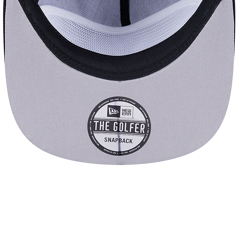 Men's New Era Black Washington Nationals Corduroy Filigree Golfer Adjustable Hat