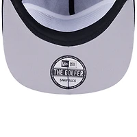Men's New Era Black Washington Nationals Corduroy Filigree Golfer Adjustable Hat