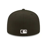 Men's New Era Black Washington Nationals Team Logo 59FIFTY Fitted Hat