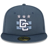 Casquette ajustée 59FIFTY City Connect 2025 des Washington Nationals pour homme, bleu New Era