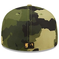 NWE VEUT CAMO MLB 2022 JOURNÉE DES FORCES ARMÉES SUR LE TERRAIN 59FIFTY HATMENHIC