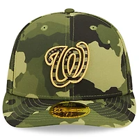 NWE VEUT CAMO MLB 2022 JOURNÉE DES FORCES ARMÉES SUR LE TERRAIN LP 59FIFTY HATMENLOP