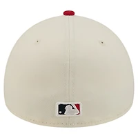 Men's New Era  Cream Washington Nationals Chrome A-Frame 59FORTY Fitted Hat