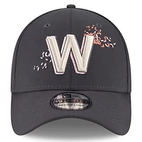 Casquette Flex New Era Graphite Washington Nationals 2022 City Connect 39THIRTY pour homme