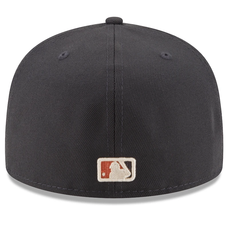 Casquette ajustée New Era Graphite Washington Nationals 2022 City Connect 59FIFTY pour homme