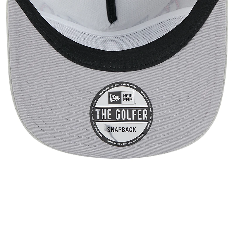 Casquette de golf à visière snapback en velours côtelé gris Washington Nationals New Era pour homme