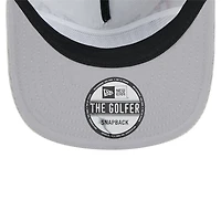 Casquette de golf à visière snapback en velours côtelé gris Washington Nationals New Era pour homme
