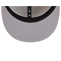 Casquette ajustée 59FIFTY du 4 juillet New Era pour hommes, kaki/rouge, Washington Nationals 2024