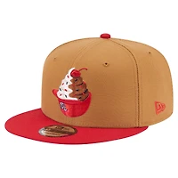 Casquette snapback New Era 9FIFTY kaki/rouge Washington Nationals Ice Cream pour homme