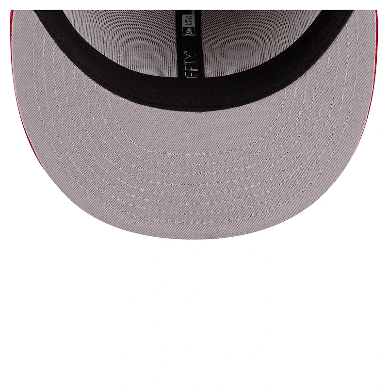 Men's New Era Khaki/Red Washington Nationals Ice Cream 9FIFTY Snapback Hat