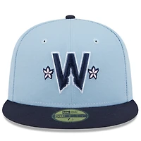 Men's New Era Light Blue/Navy Washington Nationals 2025 City Connect 59FIFTY Fitted Hat