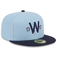 Men's New Era Light Blue/Navy Washington Nationals 2025 City Connect 59FIFTY Fitted Hat