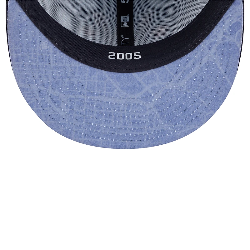 Men's New Era Light Blue/Navy Washington Nationals 2025 City Connect 59FIFTY Fitted Hat