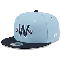 Casquette snapback 9FIFTY City Connect 2025 des Washington Nationals pour homme, bleu clair/bleu marine, New Era