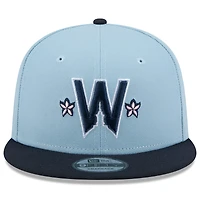 Casquette snapback 9FIFTY City Connect 2025 des Washington Nationals pour homme, bleu clair/bleu marine, New Era