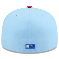 Men's New Era Light Blue/Red Washington Nationals 2025 Fourth of July 59FIFTY Fitted Hat