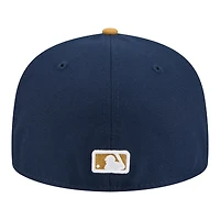 Men's New Era Navy/Khaki Washington Nationals Two-Tone Color Pack 59FIFTY Fitted Hat