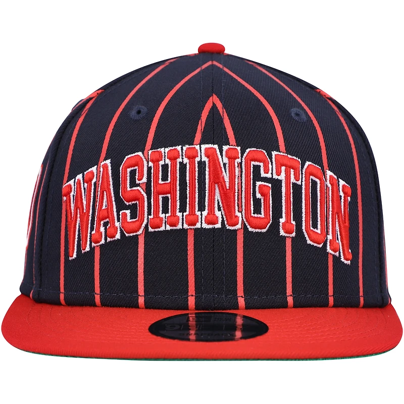 Men's New Era  Navy/Red Washington Nationals City Arch 9FIFTY Snapback Hat