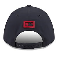 Men's New Era  Navy Washington Nationals 2026 Clubhouse 9FORTY A-Frame Adjustable Hat