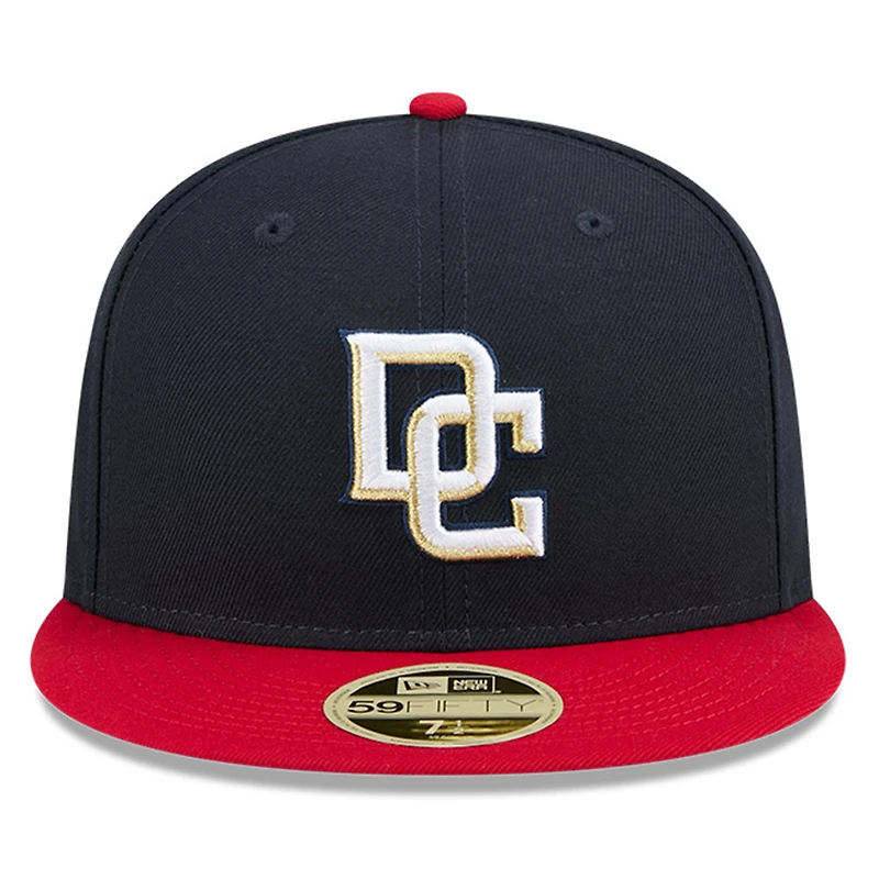 Casquette ajustée 59FIFTY bleu marine pour homme des Washington Nationals, Temple de la renommée du baseball