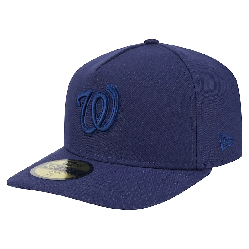 Casquette ajustée New Era 59FIFTY bleu marine Washington Nationals Color Pack pour homme
