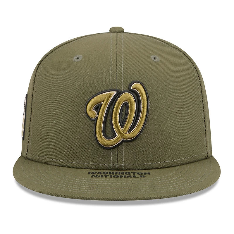 Men's New Era  Olive Washington Nationals 2026 Armed Forces Day 59FIFTY Fitted Hat