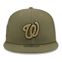 Men's New Era  Olive Washington Nationals 2026 Armed Forces Day 59FIFTY Fitted Hat