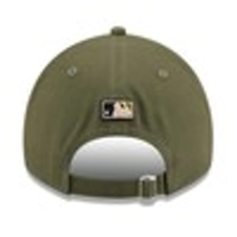 Men's New Era Olive Washington Nationals 2026 Armed Forces Day 9TWENTY Adjustable Hat