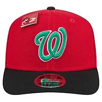Men's New Era Red/Black Washington Nationals 2024 Big League Chew Flavor Pack 9SEVENTY Adjustable Hat